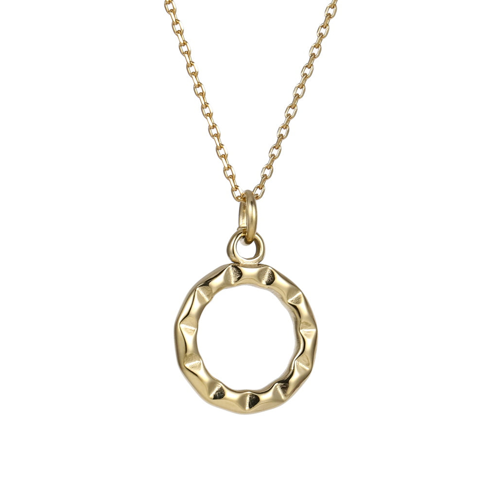 PSS1391 STAINLESS STEEL CIRCLE PENDANT