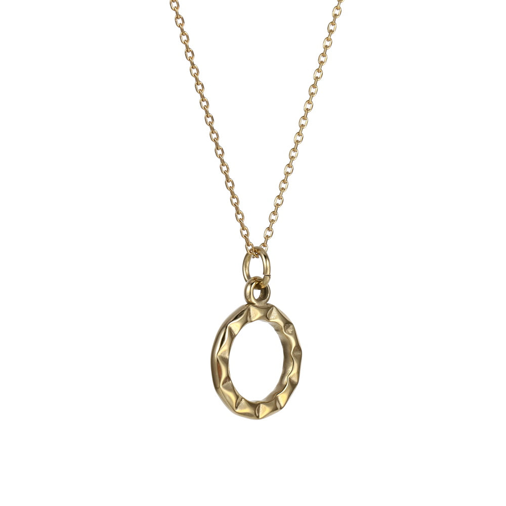 PSS1391 STAINLESS STEEL CIRCLE PENDANT
