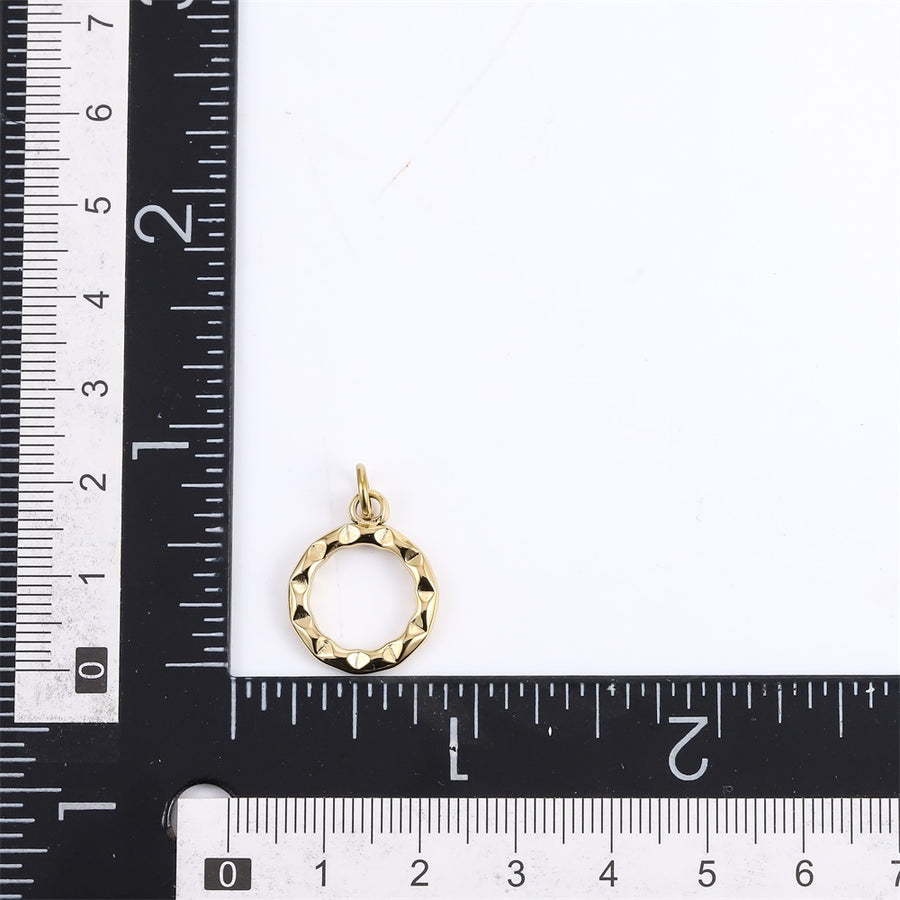 PSS1391 STAINLESS STEEL CIRCLE PENDANT