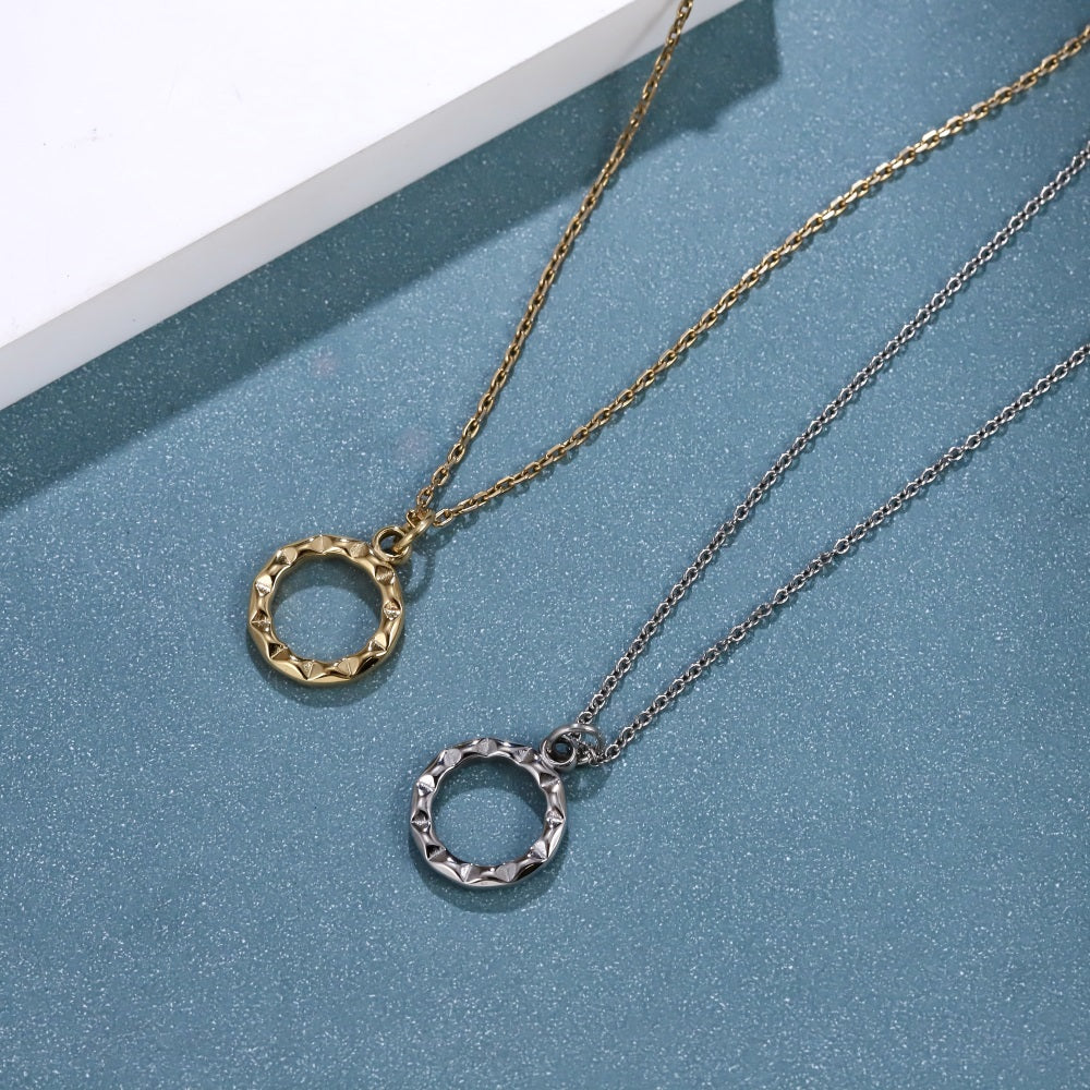 PSS1391 STAINLESS STEEL CIRCLE PENDANT