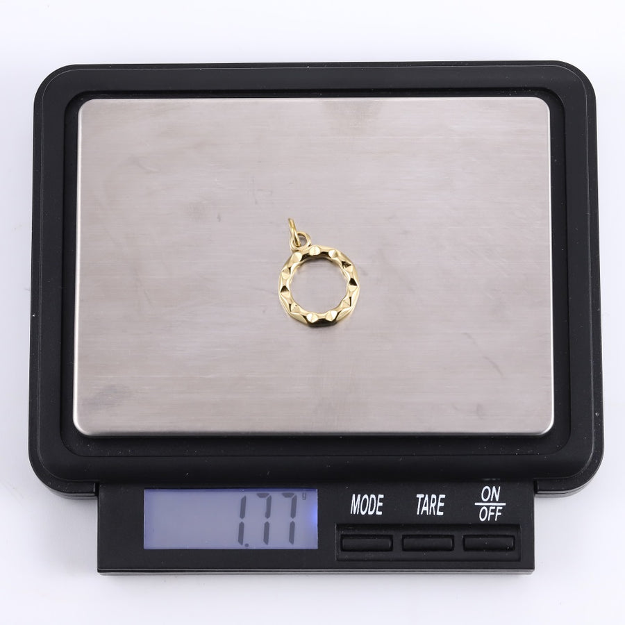 PSS1391 STAINLESS STEEL CIRCLE PENDANT