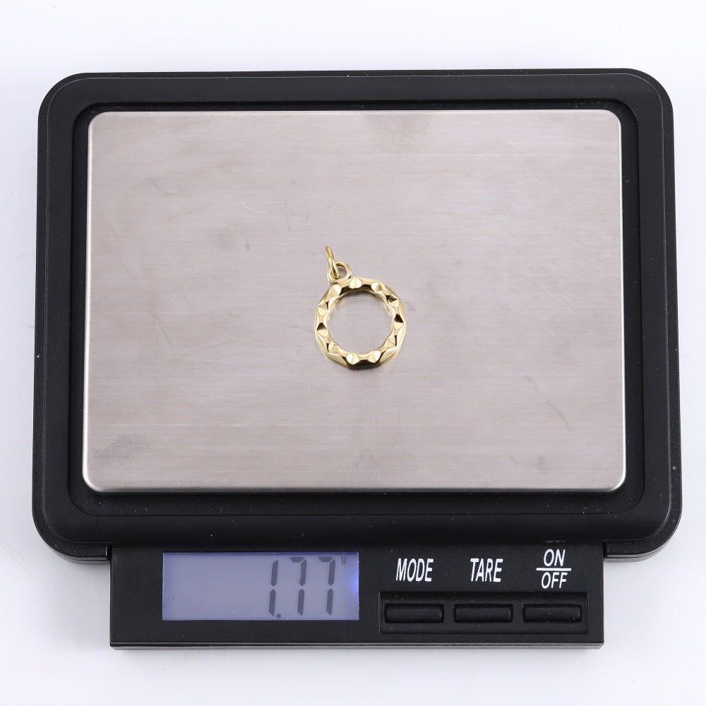 PSS1391 STAINLESS STEEL CIRCLE PENDANT