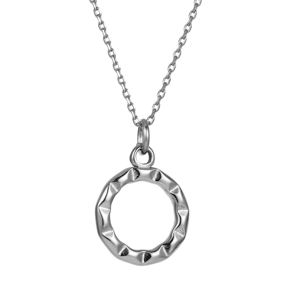 PSS1391 STAINLESS STEEL CIRCLE PENDANT