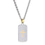 PSS1395 STAINLESS STEEL PENDANT WITH CROSS PATTERN