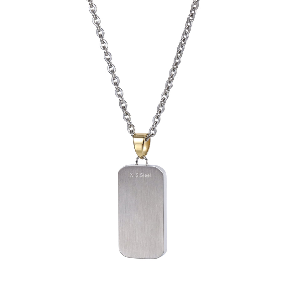 PSS1395 STAINLESS STEEL PENDANT WITH CROSS PATTERN