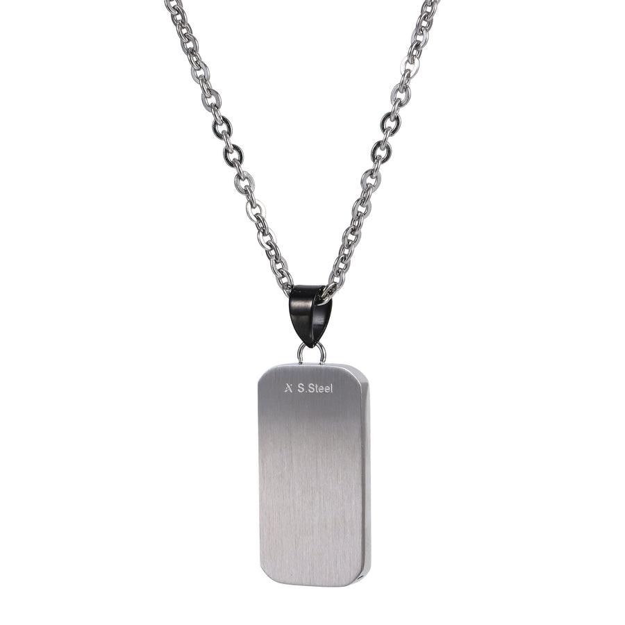 PSS1395 STAINLESS STEEL PENDANT WITH CROSS PATTERN