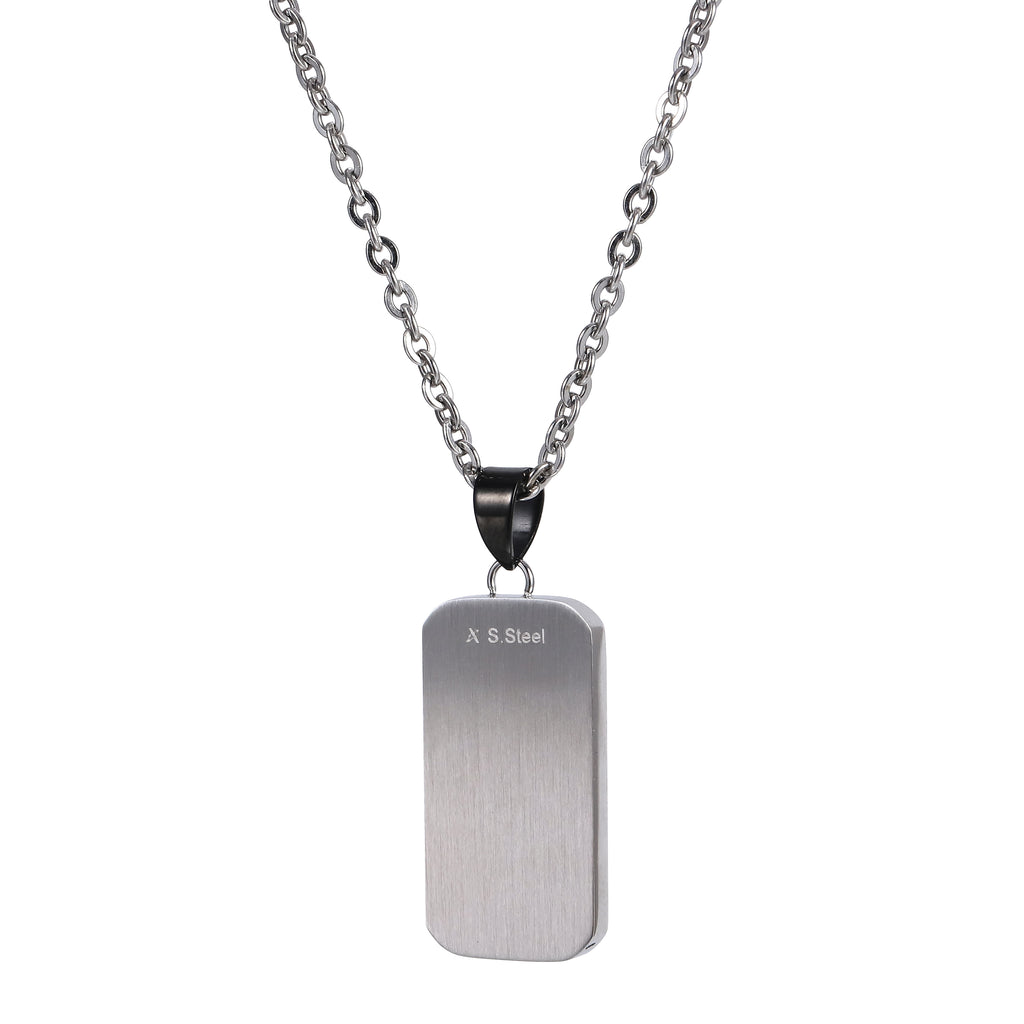 PSS1395 STAINLESS STEEL PENDANT WITH CROSS PATTERN