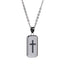 PSS1396 STAINLESS STEEL PENDANT WITH CROSS PATTERN