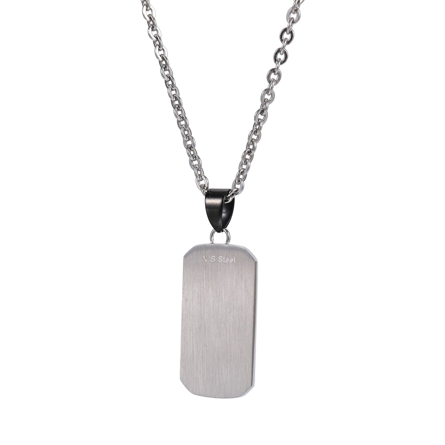 PSS1396 STAINLESS STEEL PENDANT WITH CROSS PATTERN