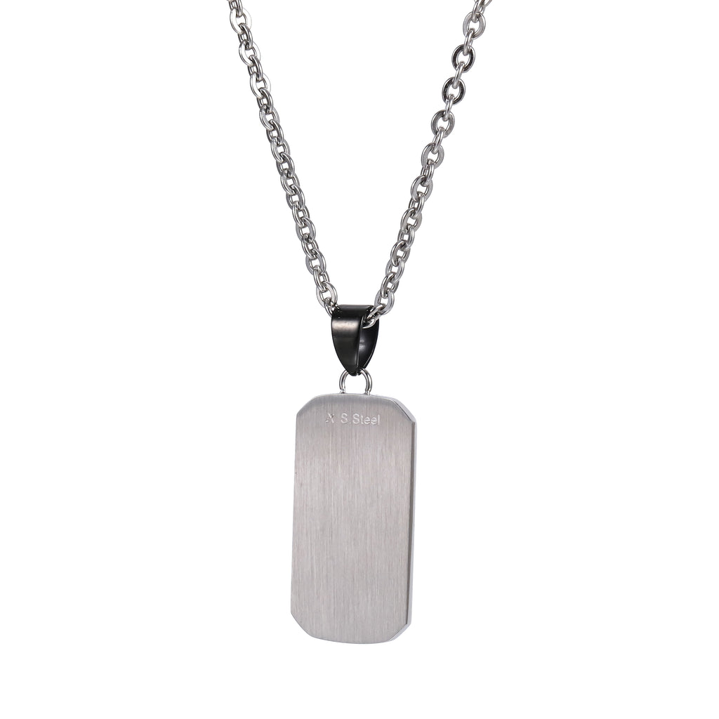 PSS1396 STAINLESS STEEL PENDANT WITH CROSS PATTERN