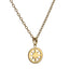 PSS1415 STAINLESS STEEL ROUND PENDANT WITH STAR