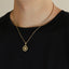 PSS1415 STAINLESS STEEL ROUND PENDANT WITH STAR