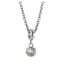 PSS238 STAINLESS STEEL PENDANT CZ