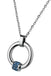 PSS352W/OEPOXY STAINLESS STEEL PENDANT WITH FOIL STONE AAB CO..