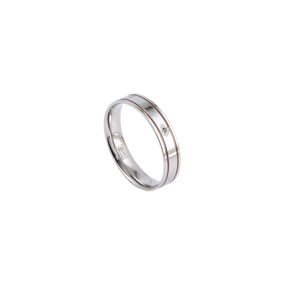 RSDM30.P STAINLESSS STEEL RING WITH CZ AAB CO..