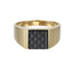 RSS1085 STAINLESS STEEL RING WITH PATTERN