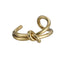 RSS1089 STAINLESS STEEL OPEN RING WITH KNOT