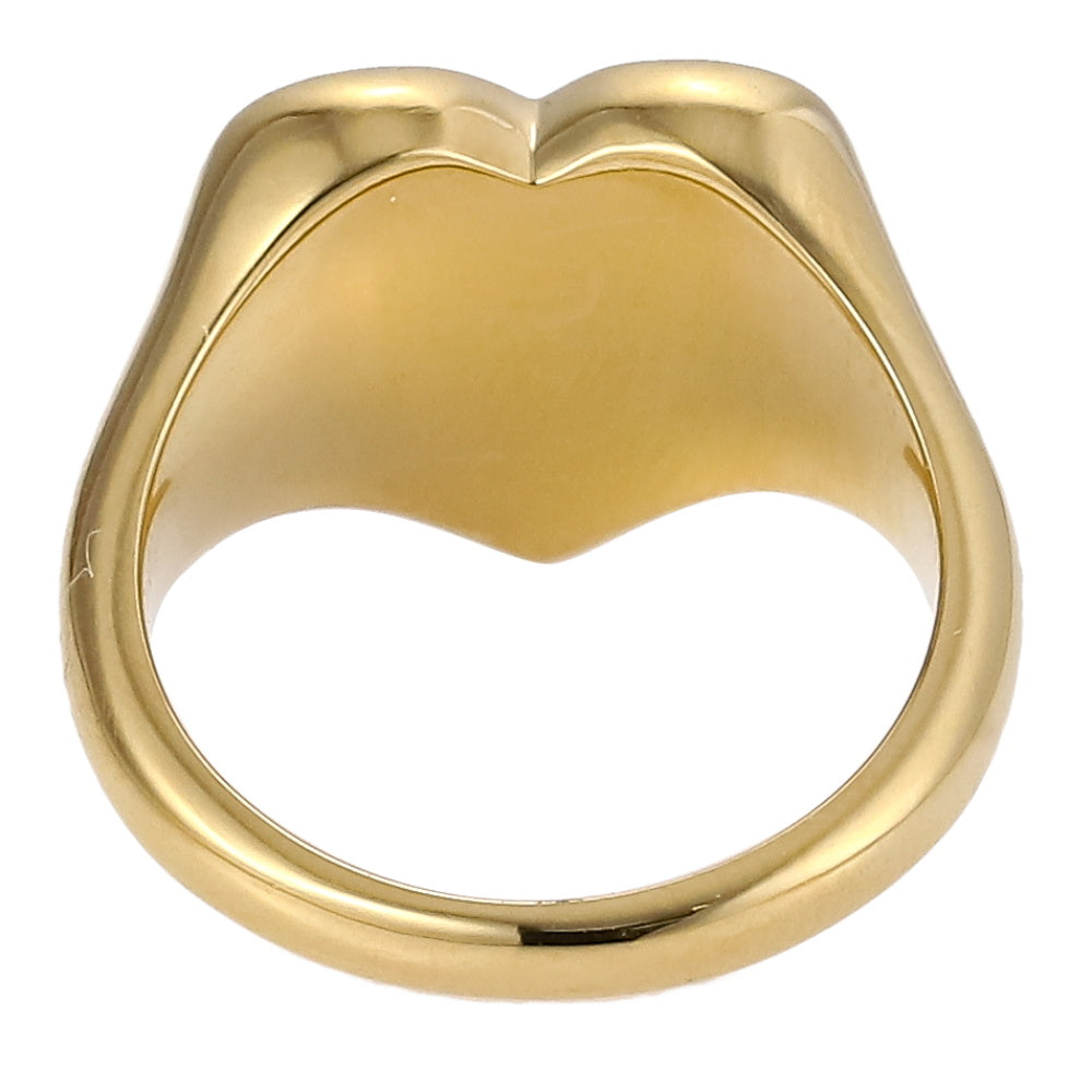 RSS1101 STAINLESS STEEL HEART RING