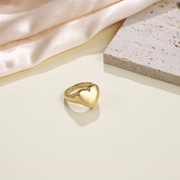 RSS1101 STAINLESS STEEL HEART RING