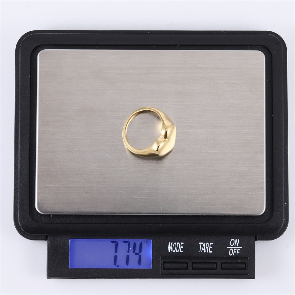 RSS1101 STAINLESS STEEL HEART RING