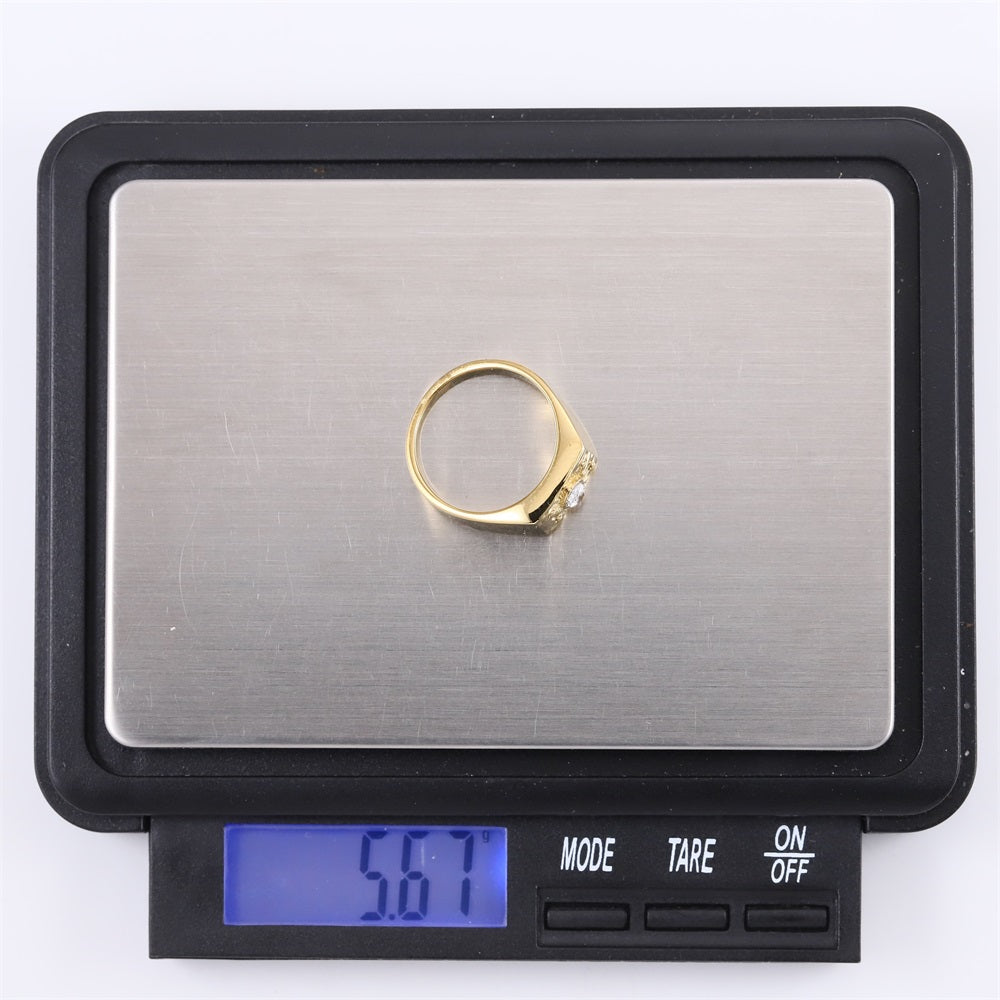 RSS1119 STAINLESS STEEL RING WITH CZ