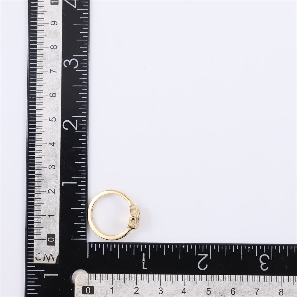 RSS1121 STAINLESS STEEL RING WITH CZ