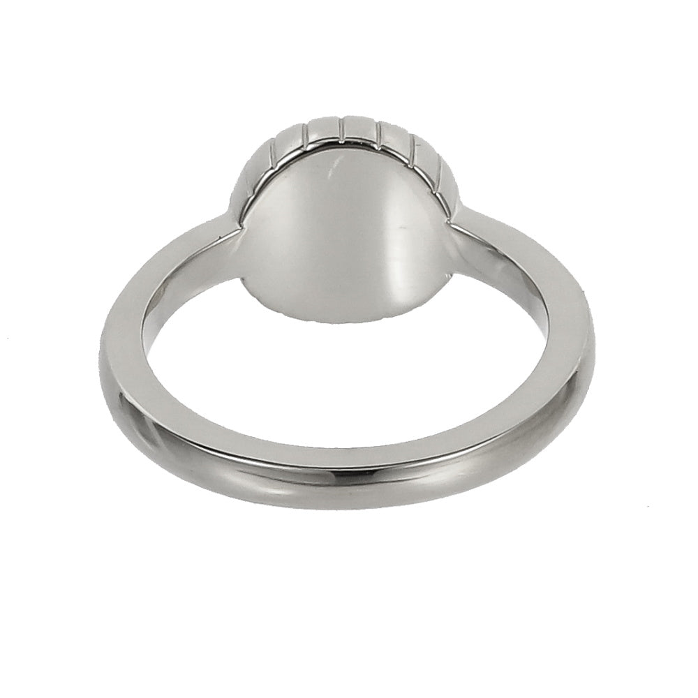 RSS1121 STAINLESS STEEL RING WITH CZ