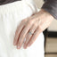 RSS1121 STAINLESS STEEL RING WITH CZ