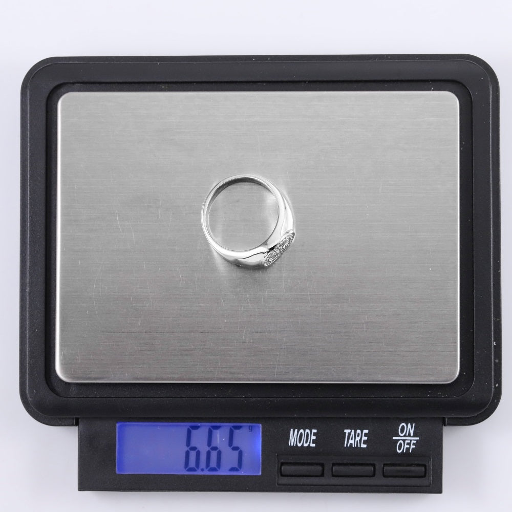 RSS1122 STAINLESS STEEL RING WITH CZ
