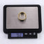 RSS1126 STAINLESS STEEL LEATHER LOOKING RING WITH TWO TONE COLOR
