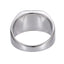 AAB Co. Stainless Steel Square Pattern Ring with Black Oil Finish