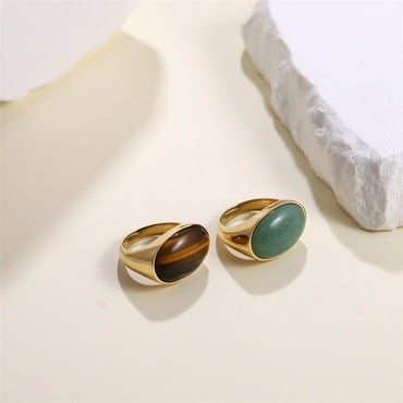 RSS1131 STAINLESS STEEL RING WITH STONE