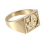 AAB Co. Gold Stainless Steel Lily Ring