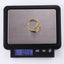 RSS1133 STAINLESS STEEL RING WITH LILY PATTERN
