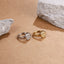 RSS1134 STAINLESS STEEL RING WITH CLOVERS