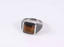 RSS1135 STAINLESS STEEL RING WITH SQUARE STONE