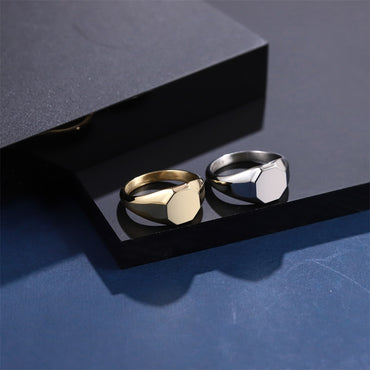 RSS1139 STAINLESS STEEL OCTAGONAL RING