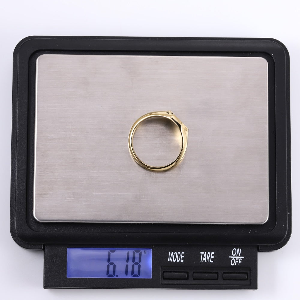 RSS1139 STAINLESS STEEL OCTAGONAL RING