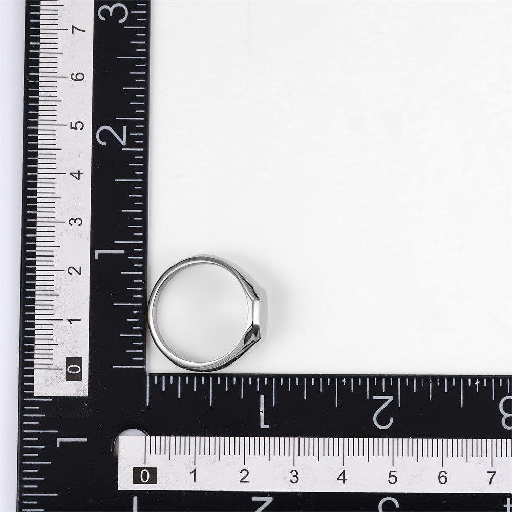 RSS1139 STAINLESS STEEL OCTAGONAL RING