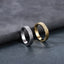 RSS1140 STAINLESS STEEL RING WITH HAMMER EFFECT