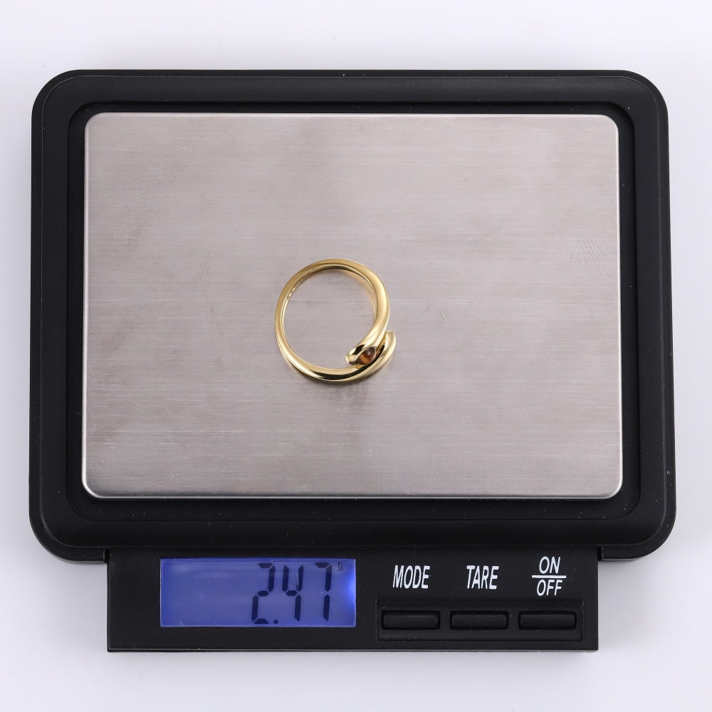 RSS1144 STAINLESS STEEL RING WITH NATURAL STONE
