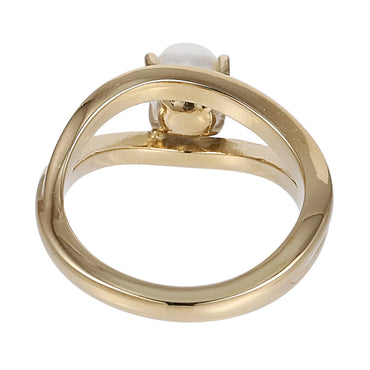 RSS1147 STAINLESS STEEL RING WITH SHELL PEARL