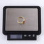 RSS1158 STAINLESS STEEL RING WITH HEART SHAPE NATURAL STONE
