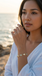 TBS153 BASE METAL LEAVE BRACELET