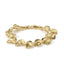 TBS157 BASE METAL OAL LEAF LINK BRACELET
