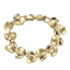 TBS157 BASE METAL OAL LEAF LINK BRACELET