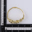 TBSG02 BASE METAL GINKGO LEAVE BANGLE