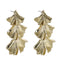 TES70 BASE METAL GINKGO LEAVE EARRING