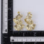 TES70 BASE METAL GINKGO LEAVE EARRING
