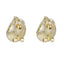 TES96 BASE METAL PETAL SHAPE EARRING